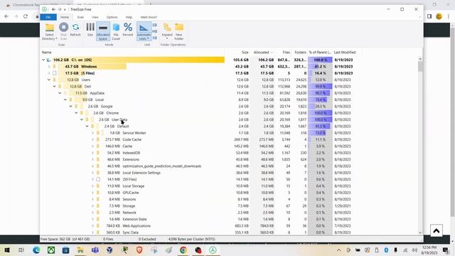 Освобождаем место на диске с TreeSize смотреть онлайн