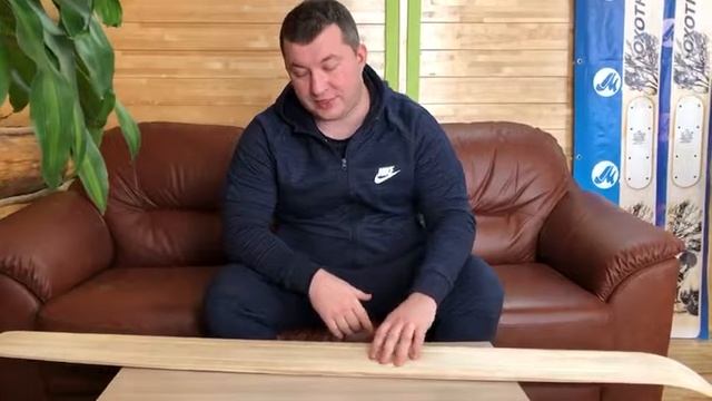 Лыжи охотничьи Маяк. Скользящая поверхность из целых ламелей. смотреть онлайн
