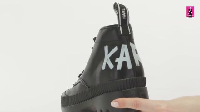Видеообзор I Женские ботинки KARL LAGERFELD TREKKA II Brush Logo Hiker 26522 смотреть онлайн