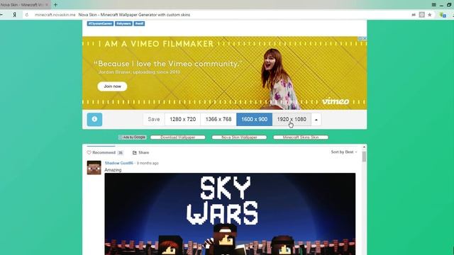 Как сделать превью картинку в стиле майнкрафт онлайн за 5 минут смотреть онлайн