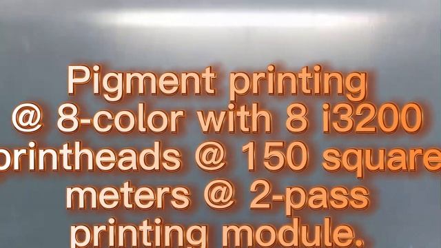 Pigment printing with Epson I 3200 printhead. The most secure pigment solution, up to 16 PHs смотреть онлайн