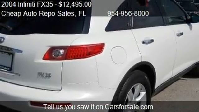 2004 Infiniti FX35 FX35 2WD - for sale in Pompano Beach, FL смотреть онлайн