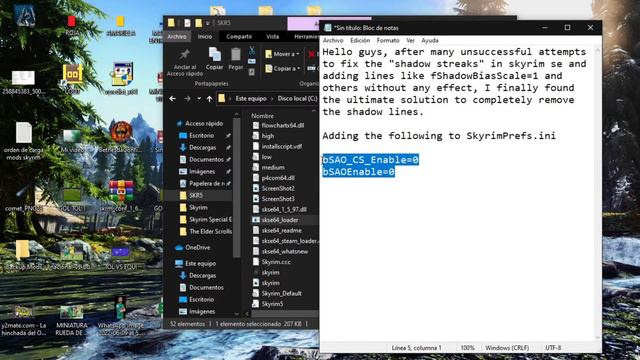 Skyrim: Strips Shadows Finally Fixed / Skyrim SE BUG /Skyrim fix bugs смотреть онлайн