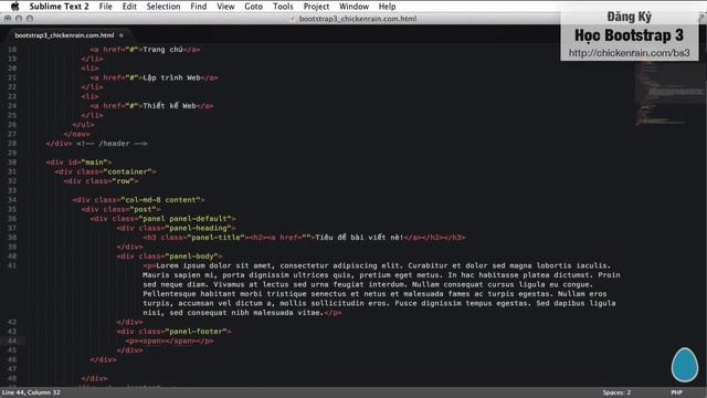 Bootstrap 3 Thiết kế giao diện Website смотреть онлайн