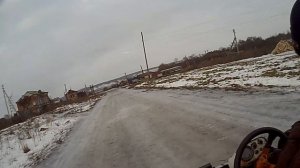 Покатухи на картинге. Покатушки по льду