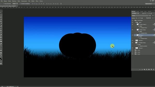Halloween - Photoshop tutorial смотреть онлайн