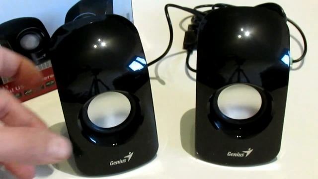 Loudspeaker GENIUS SP-U115 1,5W review, unboxing смотреть онлайн