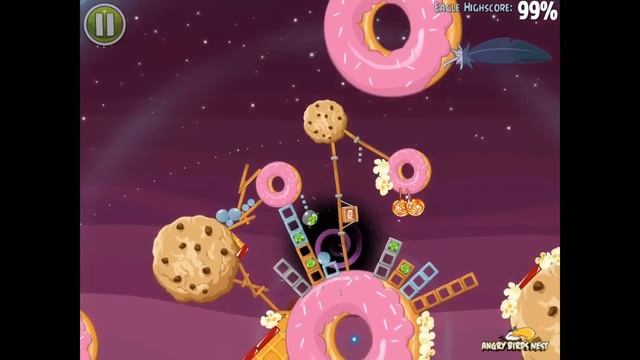 Angry Birds Space Utopia Bonus Level F-4 Space Eagle Walkthrough смотреть онлайн