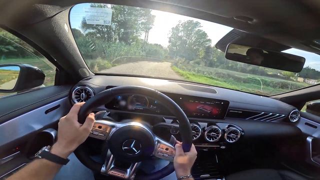 MERCEDES-AMG A35 EDITION 1 POV 306HP SOUND? (Loud pops) TEST DRIVE смотреть онлайн