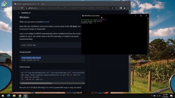 How to install "ani-cli" in windows