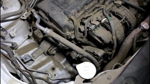 Mitsubishi ASX  Мицубиси АСХ 1,8 2013 года Замена приводного ремня и роликов