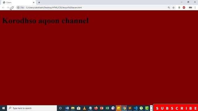 Lesson 07 CSS { colors HEX,RGB and other} смотреть онлайн
