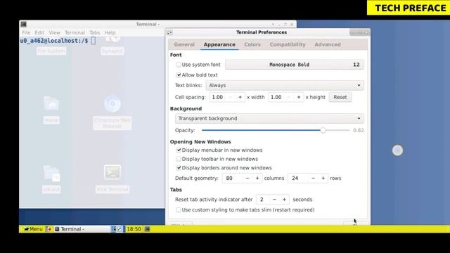 EP 3 How To Configure XFCE Terminal (Font Color Theme Transparency ) Update & Upgrade in Debian смотреть онлайн