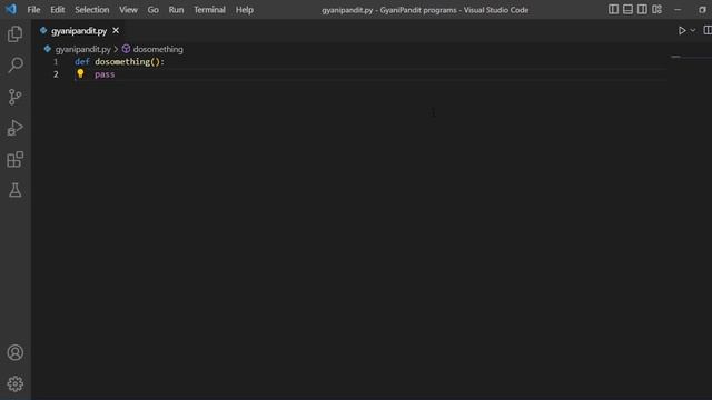 Pass Keyword in Python смотреть онлайн