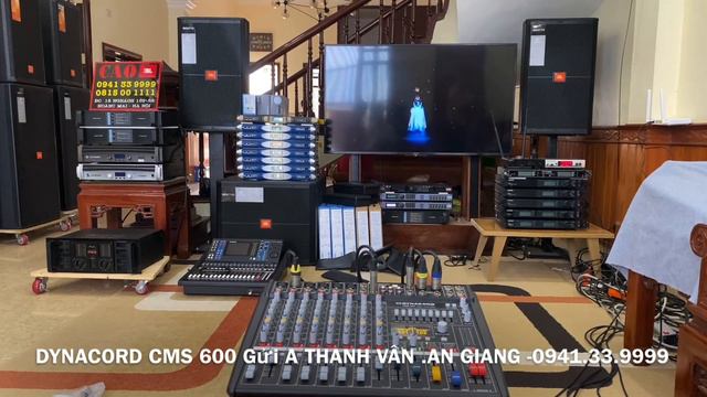 Bàn Mixer Dynacord CMS 600 MK3 Made in Germany Gửi A. Thanh Vân Châu Đốc An Giang l CAO JBL смотреть онлайн