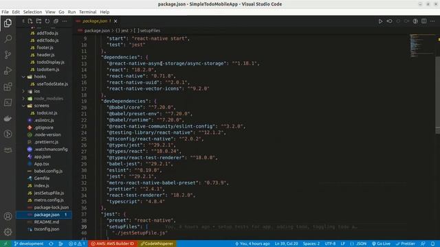 Simple Todo App React Native Codebase смотреть онлайн