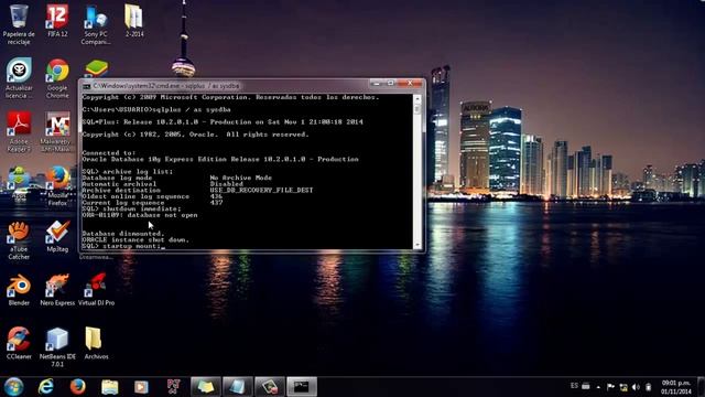 Video Tutorial No. 1 Modo ArchiveLog смотреть онлайн