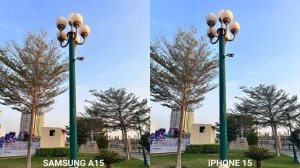 Samsung Galaxy A15 5G Vs iPhone 15 Camera Test Comparison