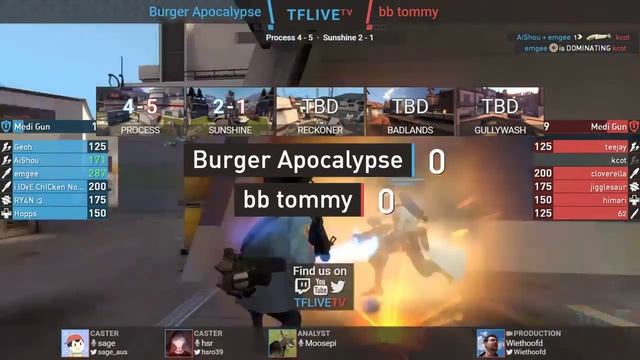 AFC11 Division 1 Grand Final [BO5] - Burger Apocalypse vs. bb tommy смотреть онлайн