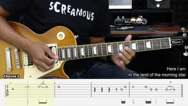 Send Me an Angel - Scorpions - Guitar Instrumental Cover + Tab смотреть онлайн