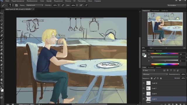 Записалась на курсы для художников | Speedpaint