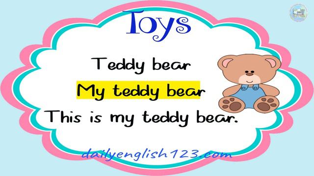 Easy Reading About Toys For Kids | Improve Reading Skill For Kids