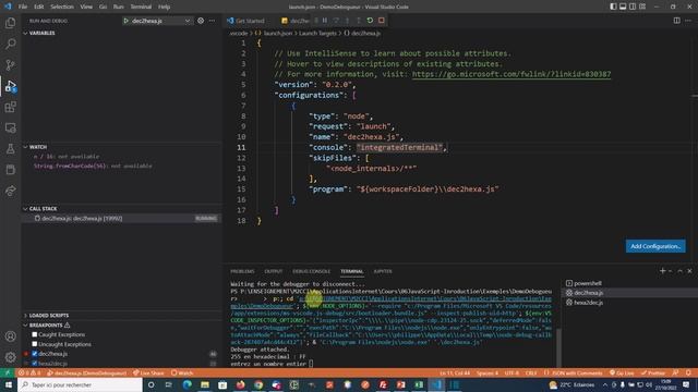 Deboguer du JavaScript avec VSCode (2ème partie) смотреть онлайн