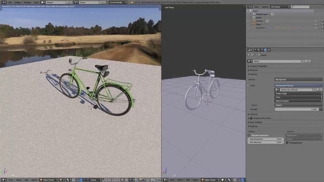Movie Scene Creation in Blender 3D на русском языке 21 реалистичное освещение с помощью HDRI-карты смотреть онлайн