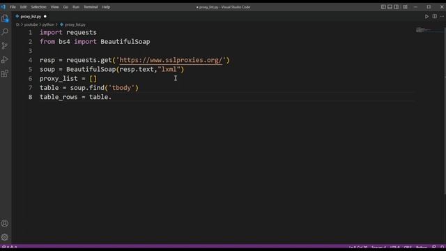HTTPS proxies List in Python смотреть онлайн