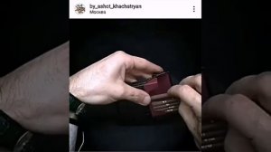 Портсигар ручной работы из натуральной кожи