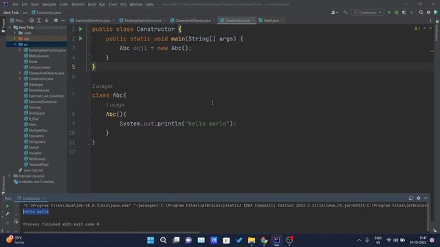 Java Tutorial For Beginners - Constructors in Java смотреть онлайн