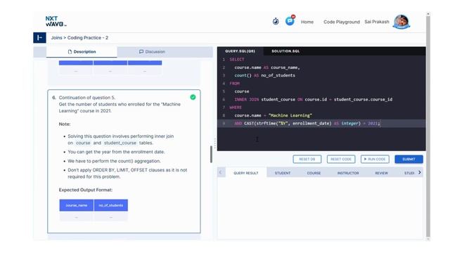 SQL Joins Coding Practice - 2 || CCBP смотреть онлайн