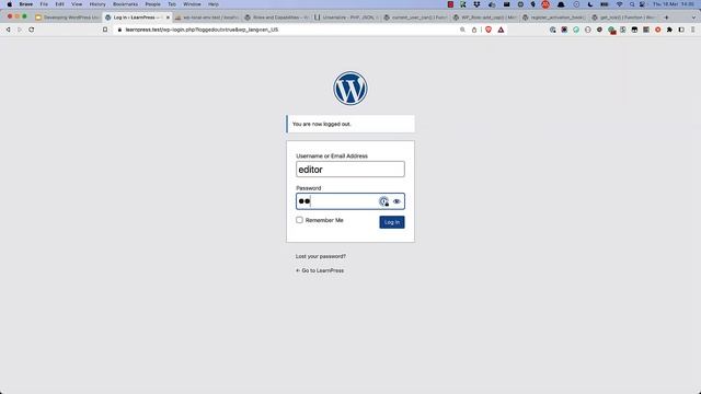 Developing with user roles and capabilities смотреть онлайн