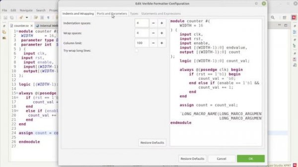 Choose your Verilog Formatter