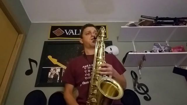 BWV 1007 on tenor saxophone смотреть онлайн