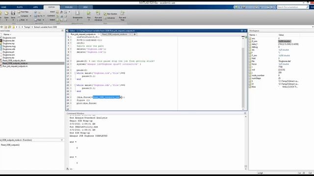 Read Abaqus results from Matlab (code included) смотреть онлайн