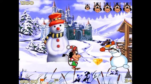 #4 Hugo mängupood Level 4: Talv (Winter) Original name Кузя: Фабрика Игр (Hugo: game shop) смотреть онлайн