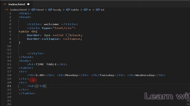 How to create HTML Tables explained in Tamil with CSS | video - 4 смотреть онлайн