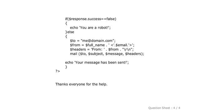 HTML : Adding reCAPTCHA v2 into my PHP file смотреть онлайн