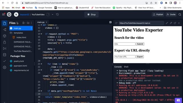 Flask Project: YouTube Video Exporter (Part 2) смотреть онлайн
