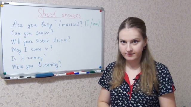 Short answers - how to formulate, spoken English, English grammar смотреть онлайн