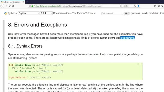 Python - Nivel 22 - Reto 1 - Excepciones - Tipos de errores смотреть онлайн