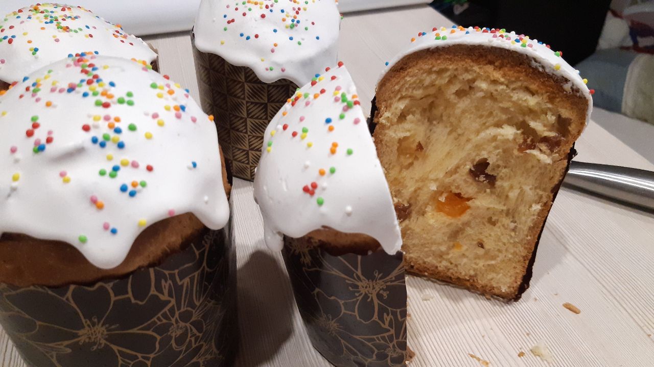 КУЛИЧ экономный быстрый. Самый простой рецепт + глазурь