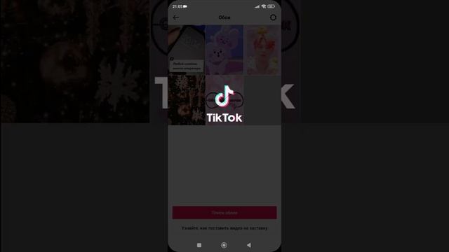 Как скачать обои из тик тока смотреть онлайн