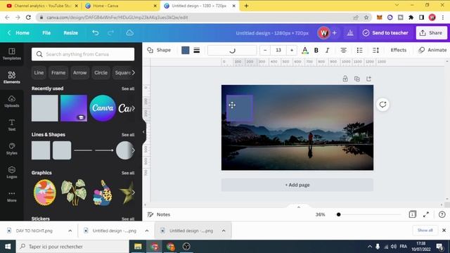 How to Turn Day into Night in Canva смотреть онлайн