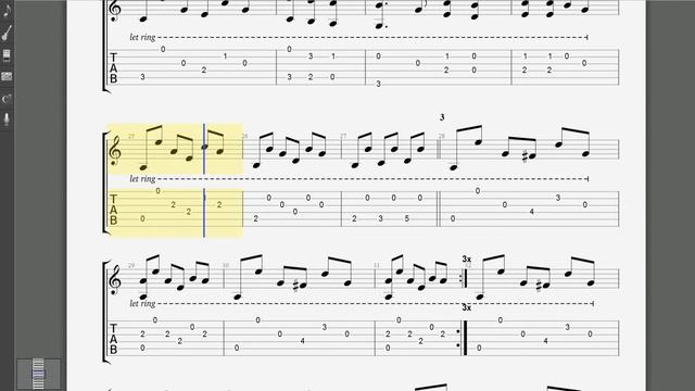 Celia Pavey - Scarborough Fair - Acoustic Guitar Tabbed смотреть онлайн