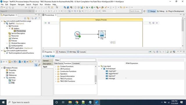 TIBCO BW6 Tutorial - Custom XPath Function смотреть онлайн