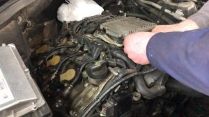 Герметичность впускного коллектора, двигателя m272 mercedes  #mercedes #w164 #ml350 #m272