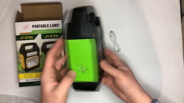 Відео огляд_ Портативний ліхтар JY-978B акумуляторний із сонячною панеллю Power Bank. Колір зелений смотреть онлайн