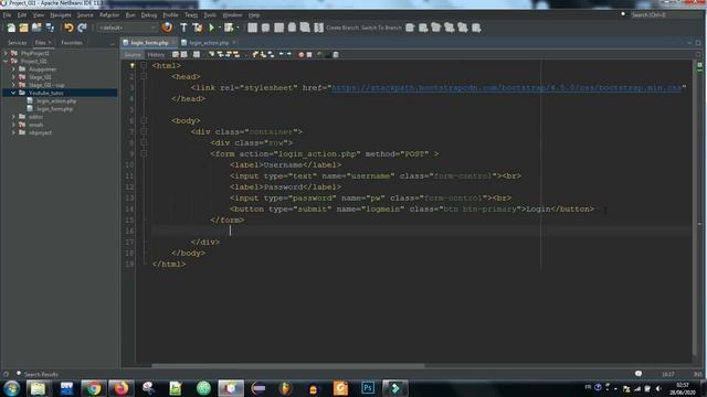2 - How to create login using php - For BEGINNERS (Add style using bootstrap) смотреть онлайн